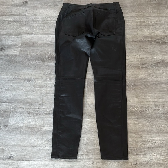 Marc by Marc Jacobs “stick” black waxed mid rise skinny jeans size 29 GUC - Picture 6 of 10